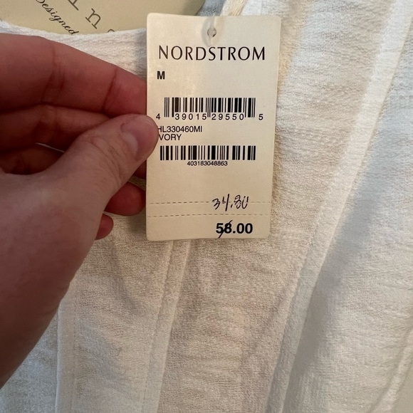 Hinge Cream Top from Nordstrom NWT - Picture 4 of 7